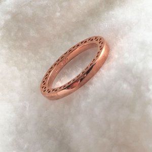 CLEARANCE!!  Pandora Rose Gold CLASSIC HEARTS Ring 50, 52, 54, 56mm